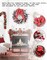 24 Inch Christmas Wreath for Front Door Artificial Wreath Adorned with Pine Branches, Berries, Snowflakes, and Red Ribbons,for Christmas Decorations Indoor and Outdoo